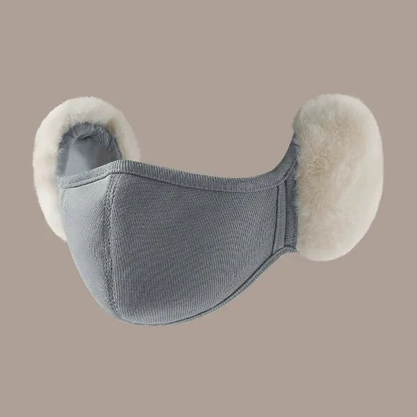 2-in-1 Warm Earmuffs & Cold Mask - Winter Fashion for Women