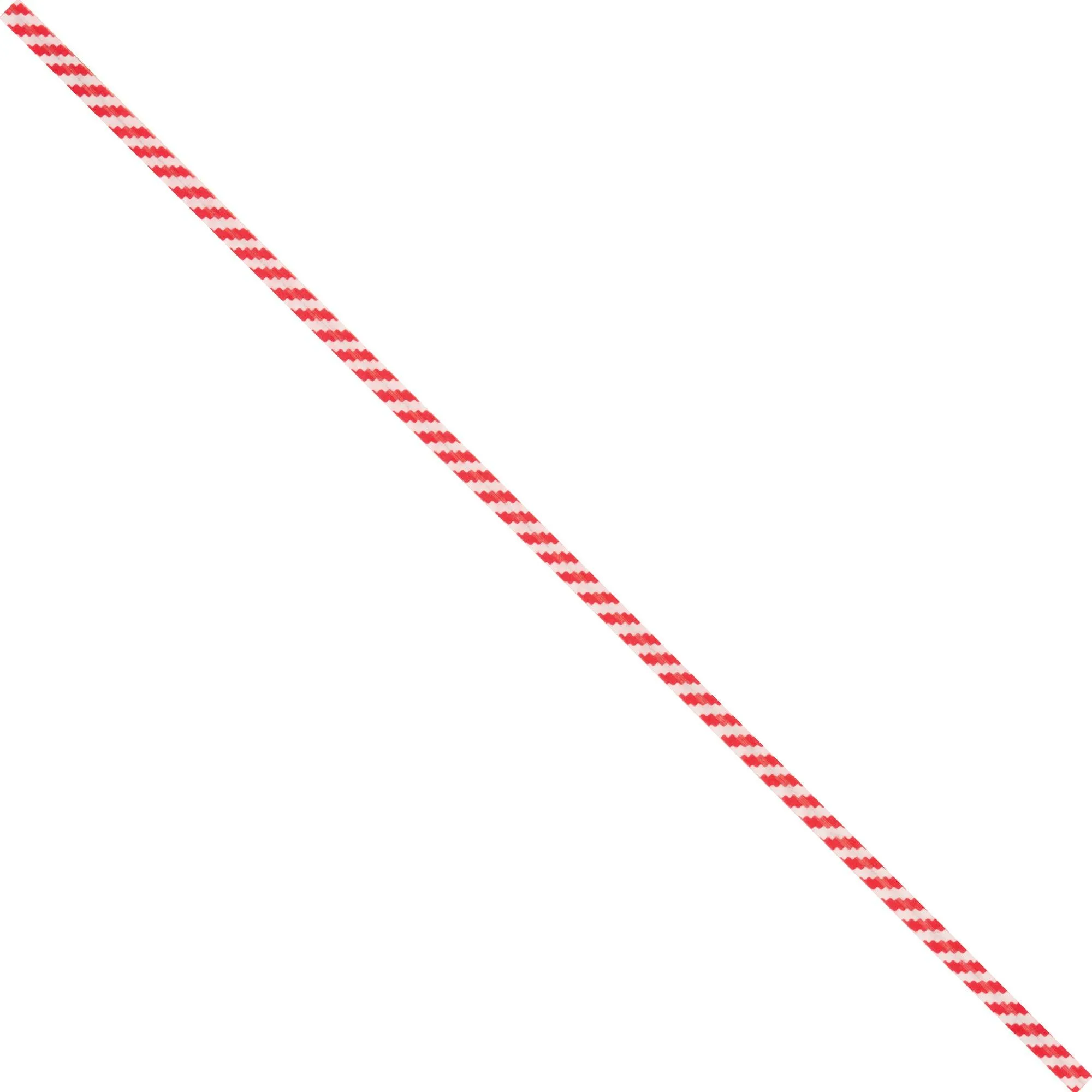 7 x 5/32" Red Candy Stripe Paper Twist Ties