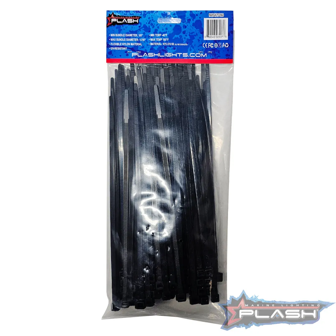 8" Cable (Zip) Ties - Pack of 100