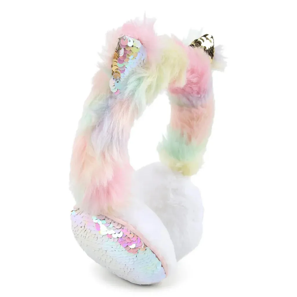 Billieblush Furry Sequin Earmuffs