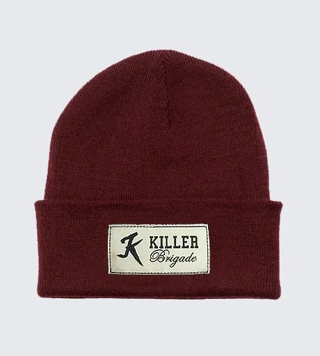 Burgundy beanies