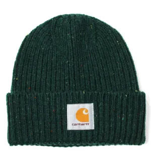 Carhartt WIP Anglistic Beanie – Dark Fir Heather