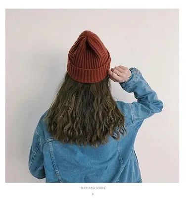 Chic knit hat KF24069