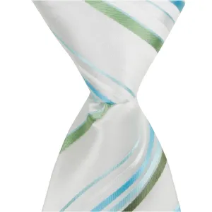 CL10 - White Multi Stripe - Standard Width