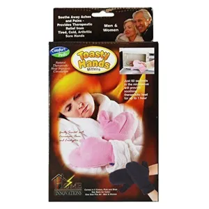 Comfort Pedic Toasty Hands Heated Mittens (Pink)