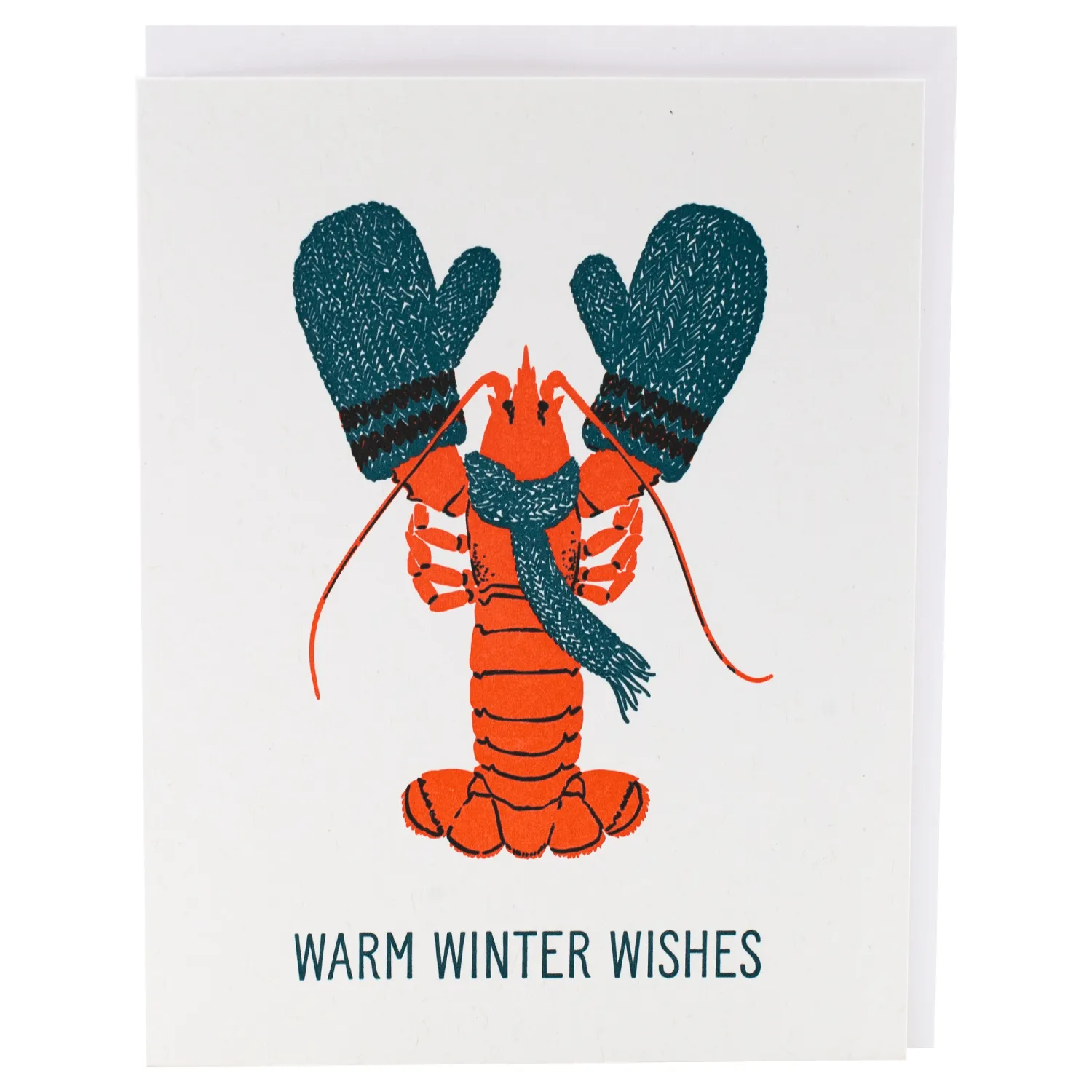 Cozy Lobster Holiday Card