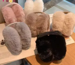 Earmuffs Soft Puffy Furry Comfortable  6 Colors Women's    RTEM