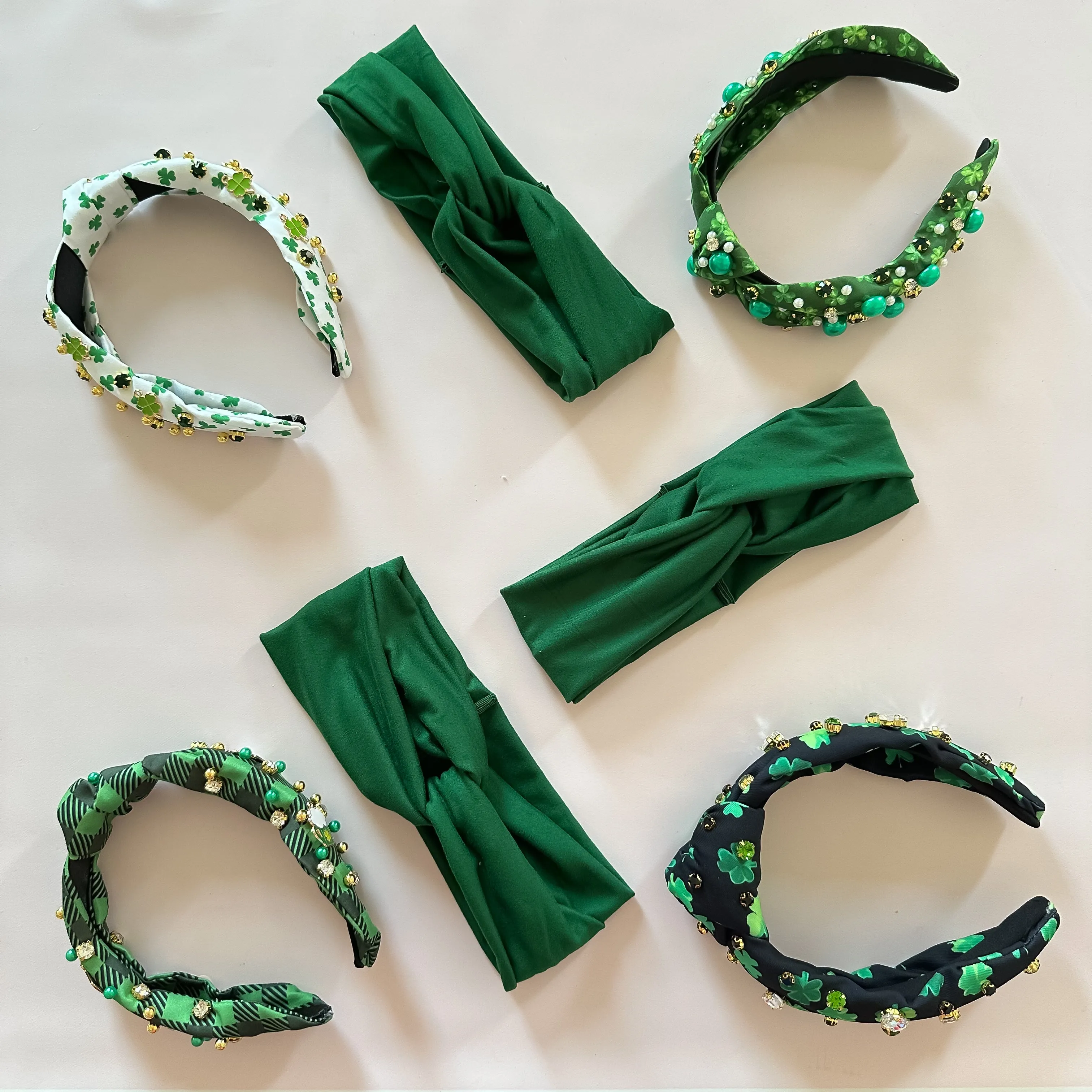 Emerald Green Twist Turban Headband