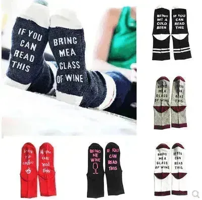 European And American Couple Men And Women Socks