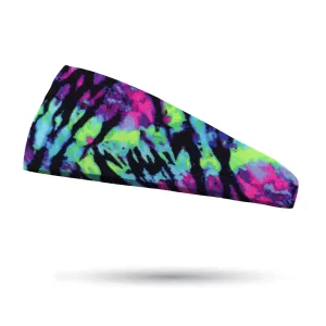 Fashion Blacklight Headband - 4" Tapered