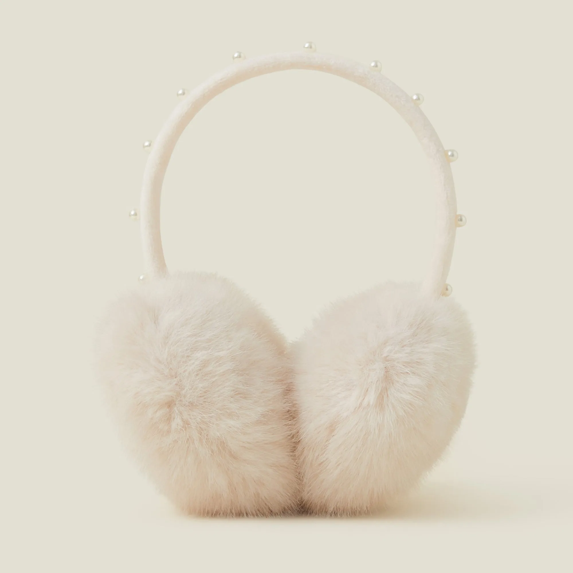 Faux Fur Pearl Earmuffs