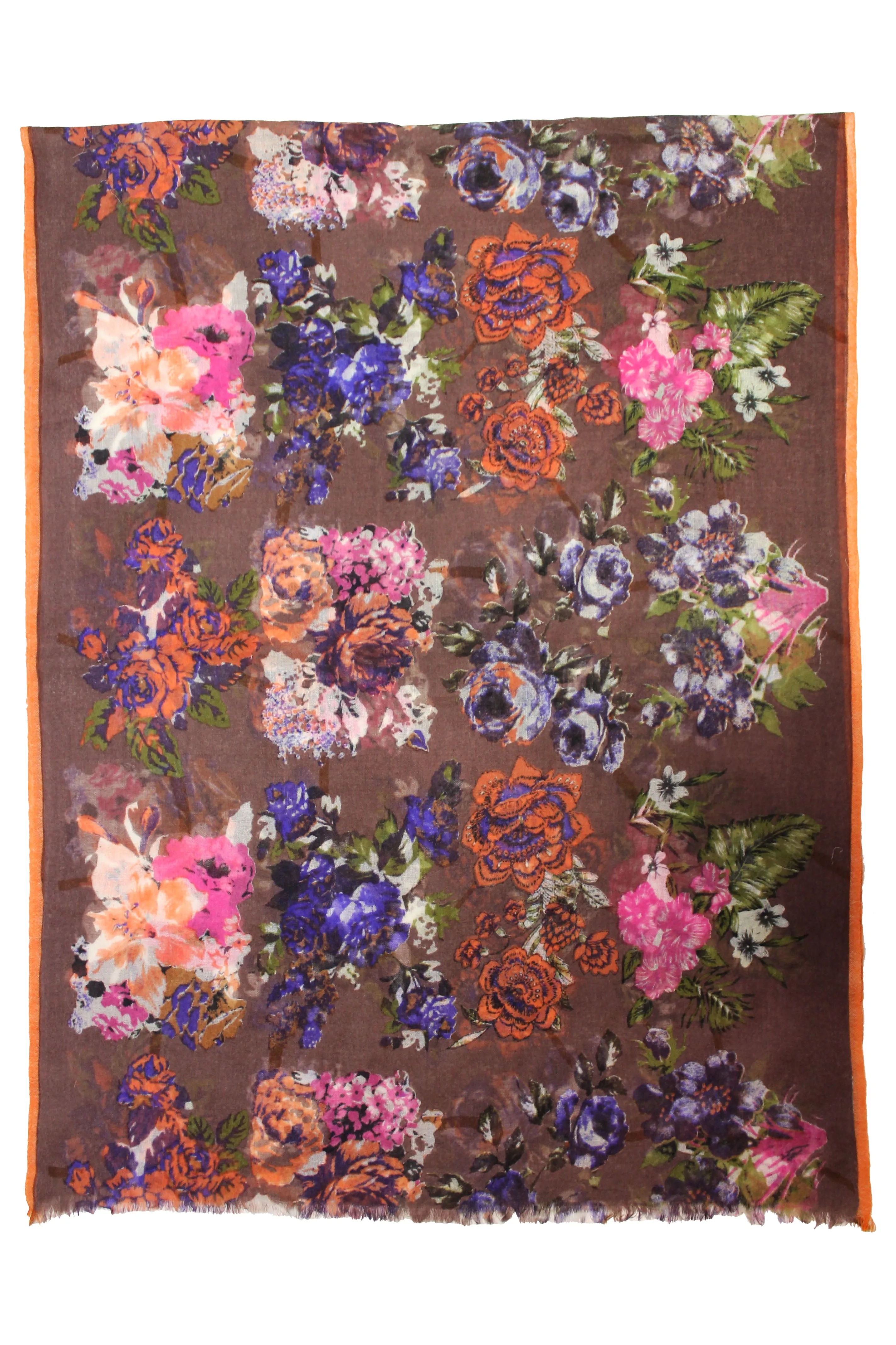 Floral Exotic Blossoms Scarf