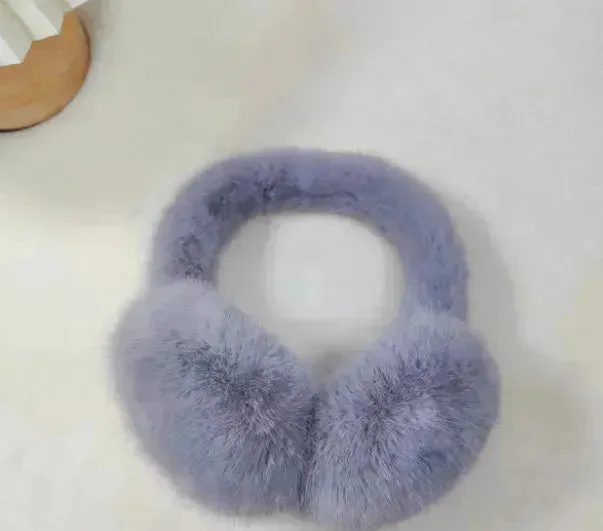 Girls' Winter Furry Fluffy Earmuffs