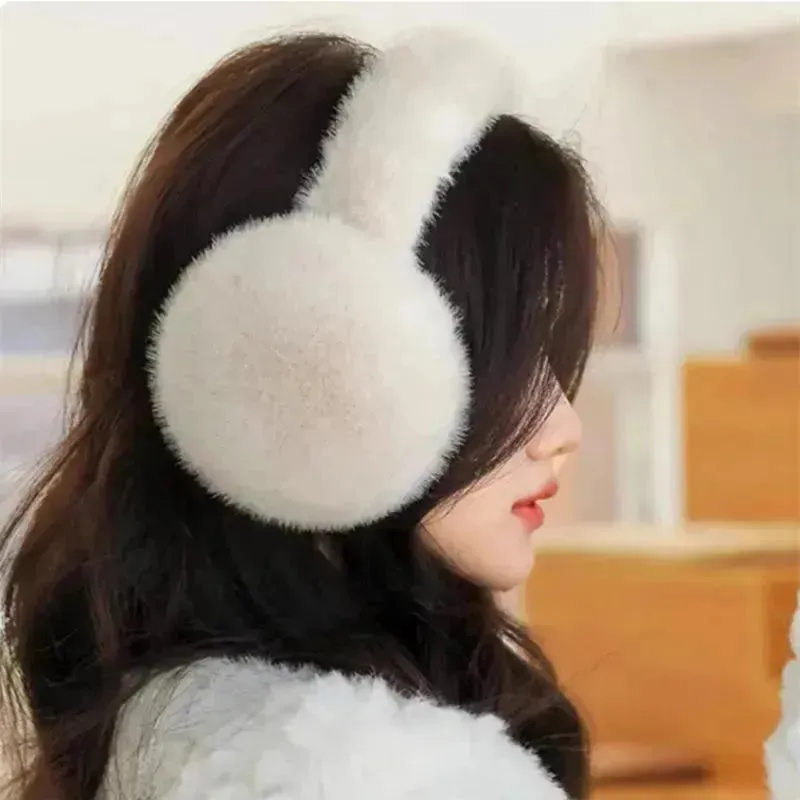 Girls' Winter Furry Fluffy Earmuffs