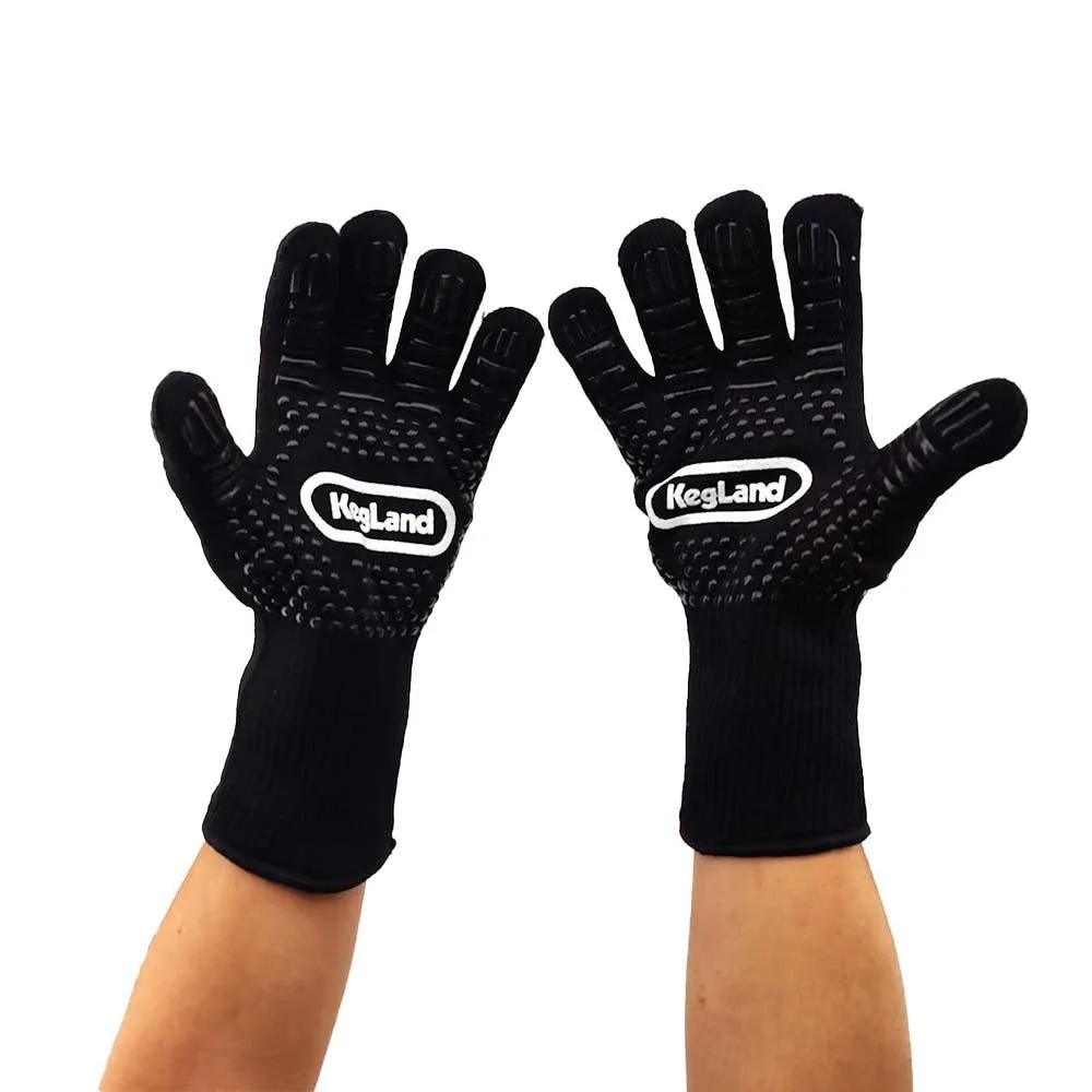 KegLand High Heat Resistant Gloves / Hizo Oven Mitts (M)