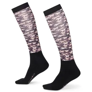 Kerrits Junior Dual Zone Boot Sock - Vineyard Galloping Horse