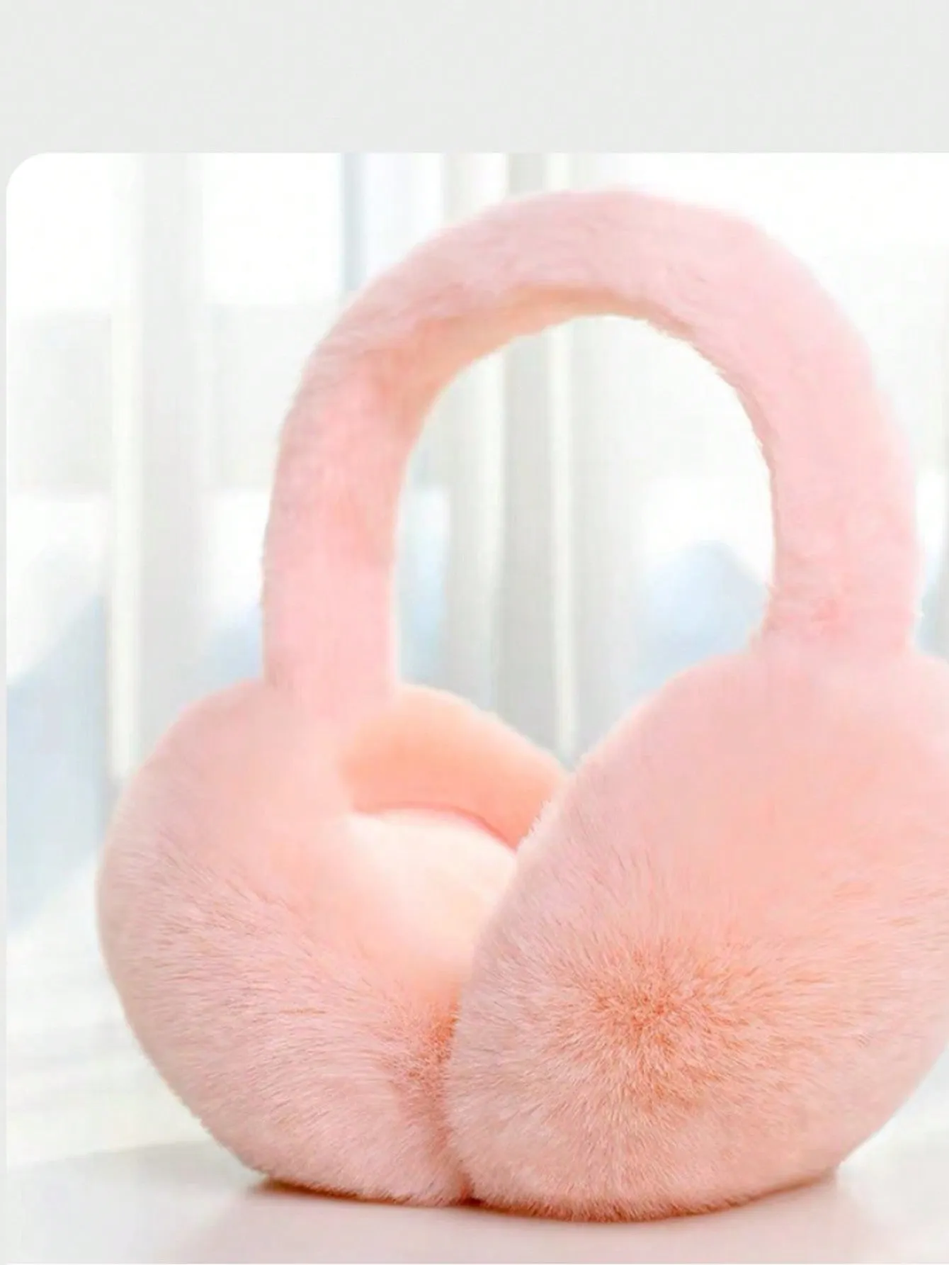 Kids ear muffs|1pc Solid Color Casual Ear Muff For Children & Teenagers, Furry & Adorable, Very Soft & Comfortable