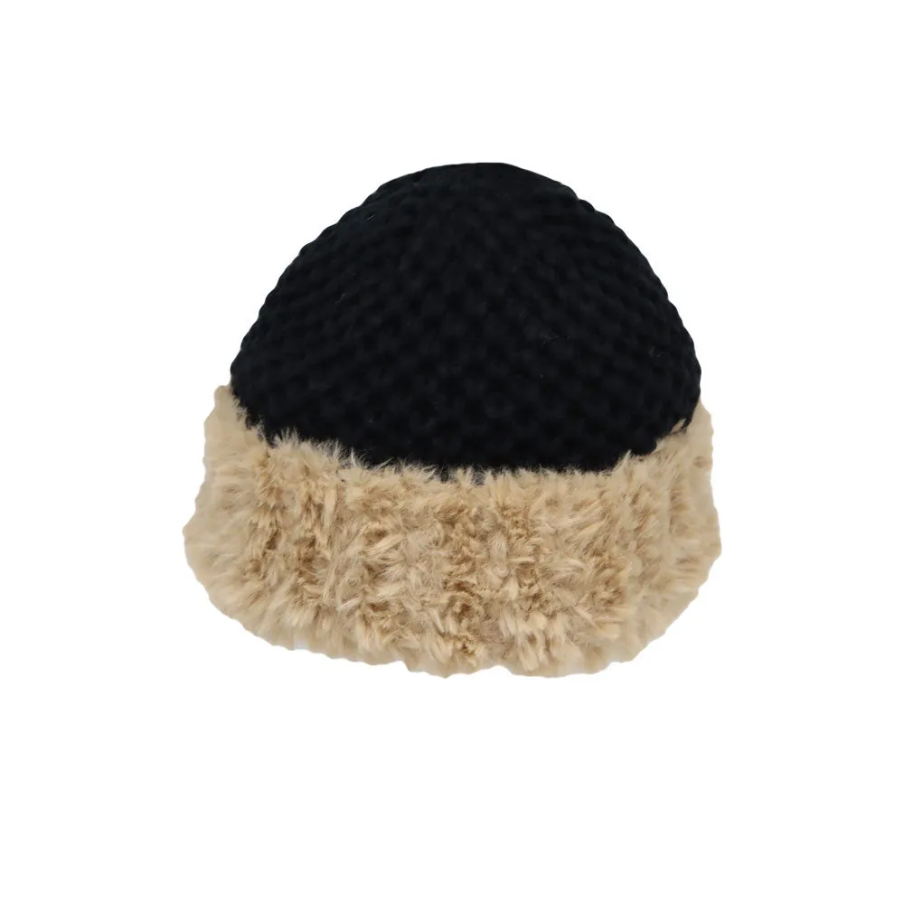 Knitted Ribbed Beanie Hat Basic Plain Solid Watch Cap YZB0134