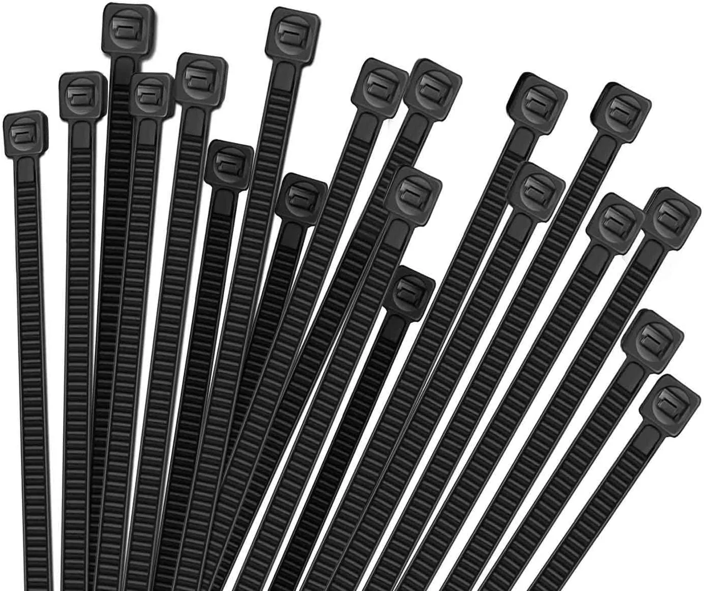 Kuber Industries Self Locking Cable Ties (150 mm x 3.0 mm - Pack of 600 Pcs) Black