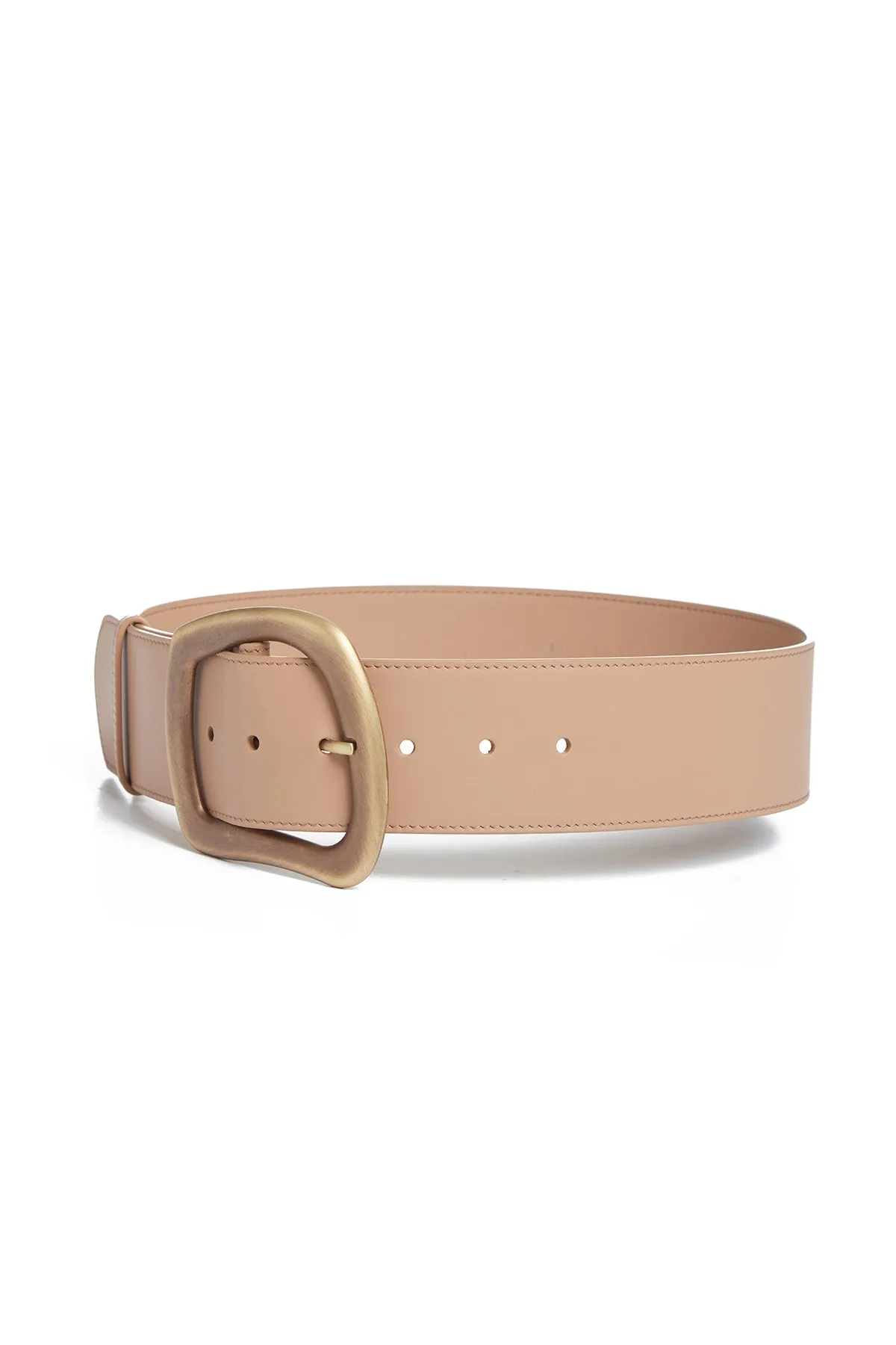 Large Simone Belt in Nude Leather