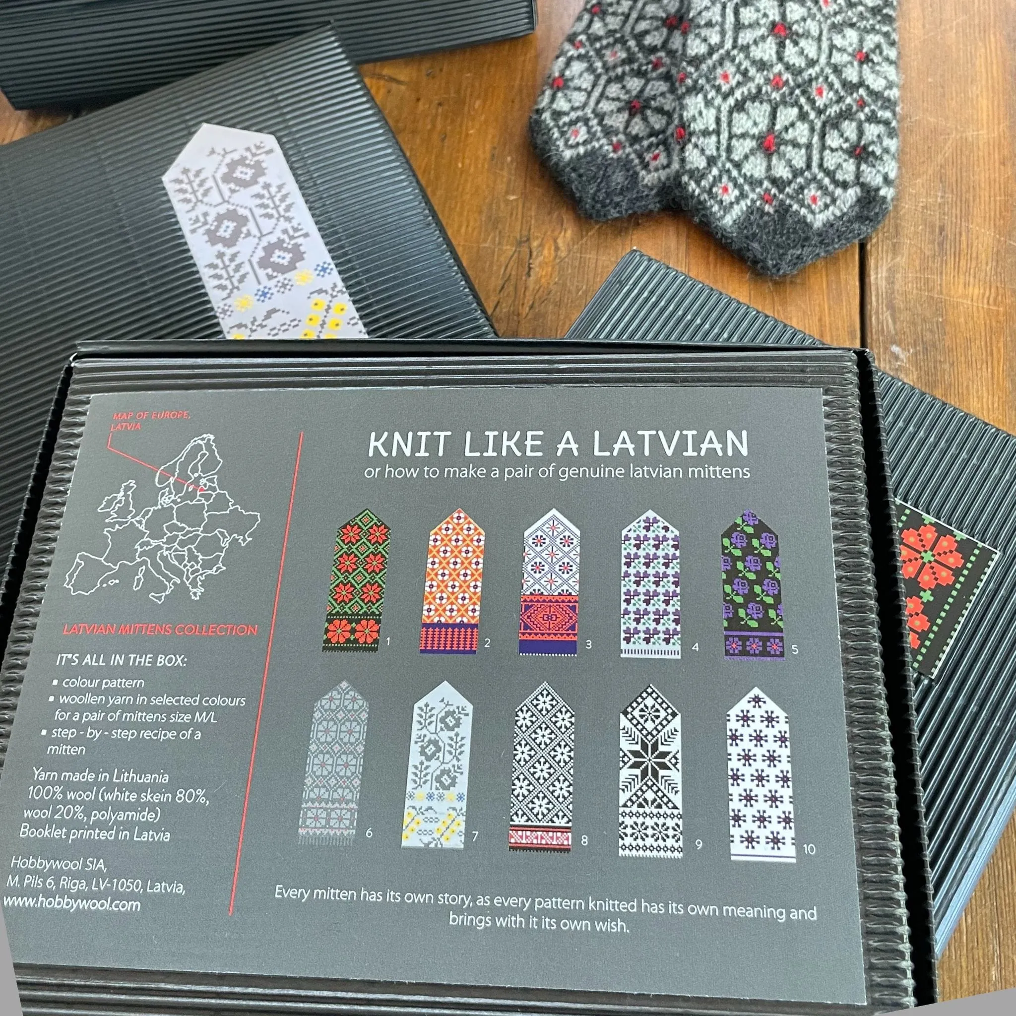 Latvian Mitten Kit