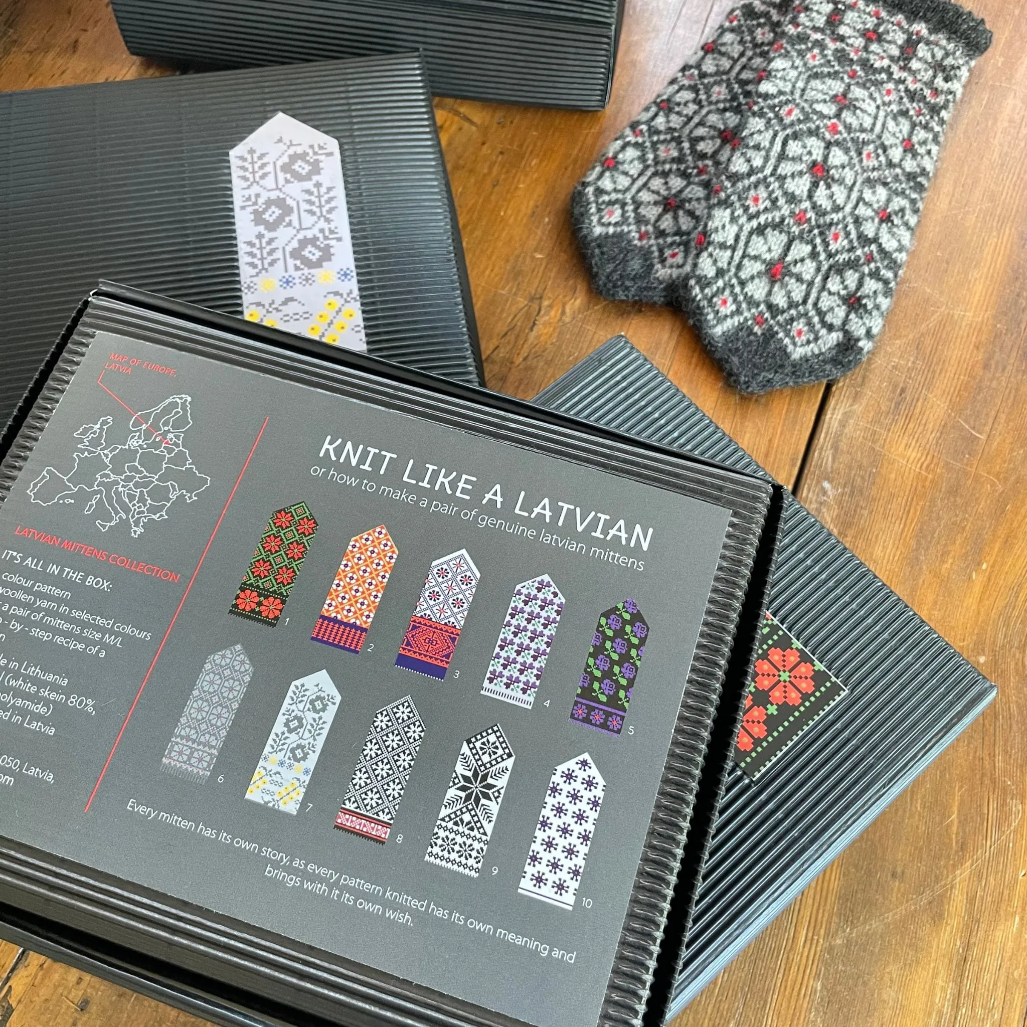 Latvian Mitten Kit