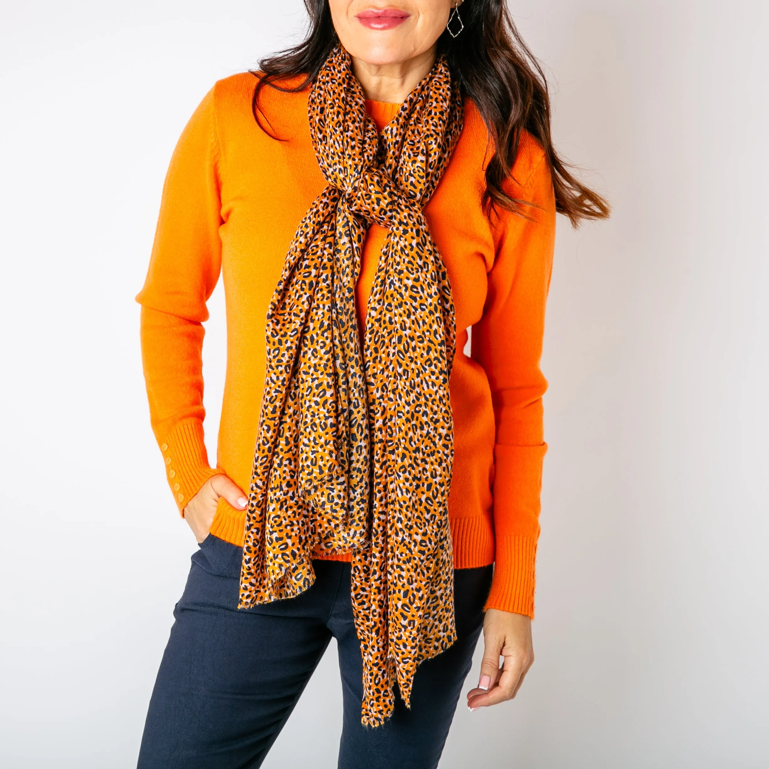 Leopard Print Scarf