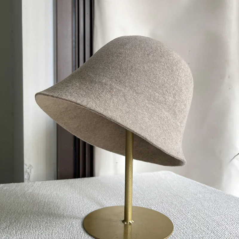 Light Wool Bucket Hat