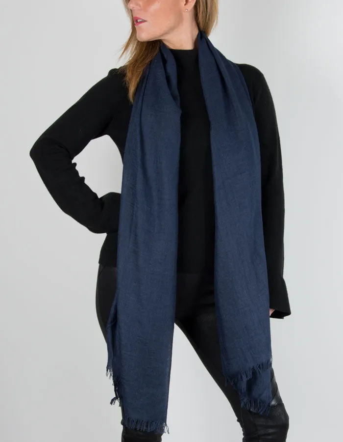 Lightweight Scarf Pashmina | Navy