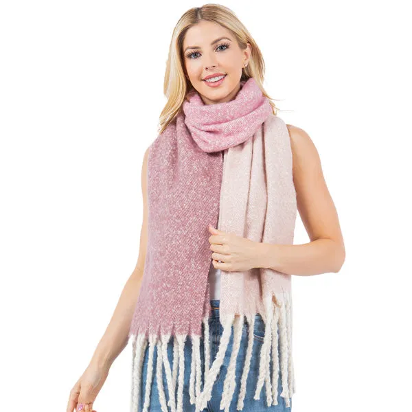 Nubby Weave Ombre Scarf