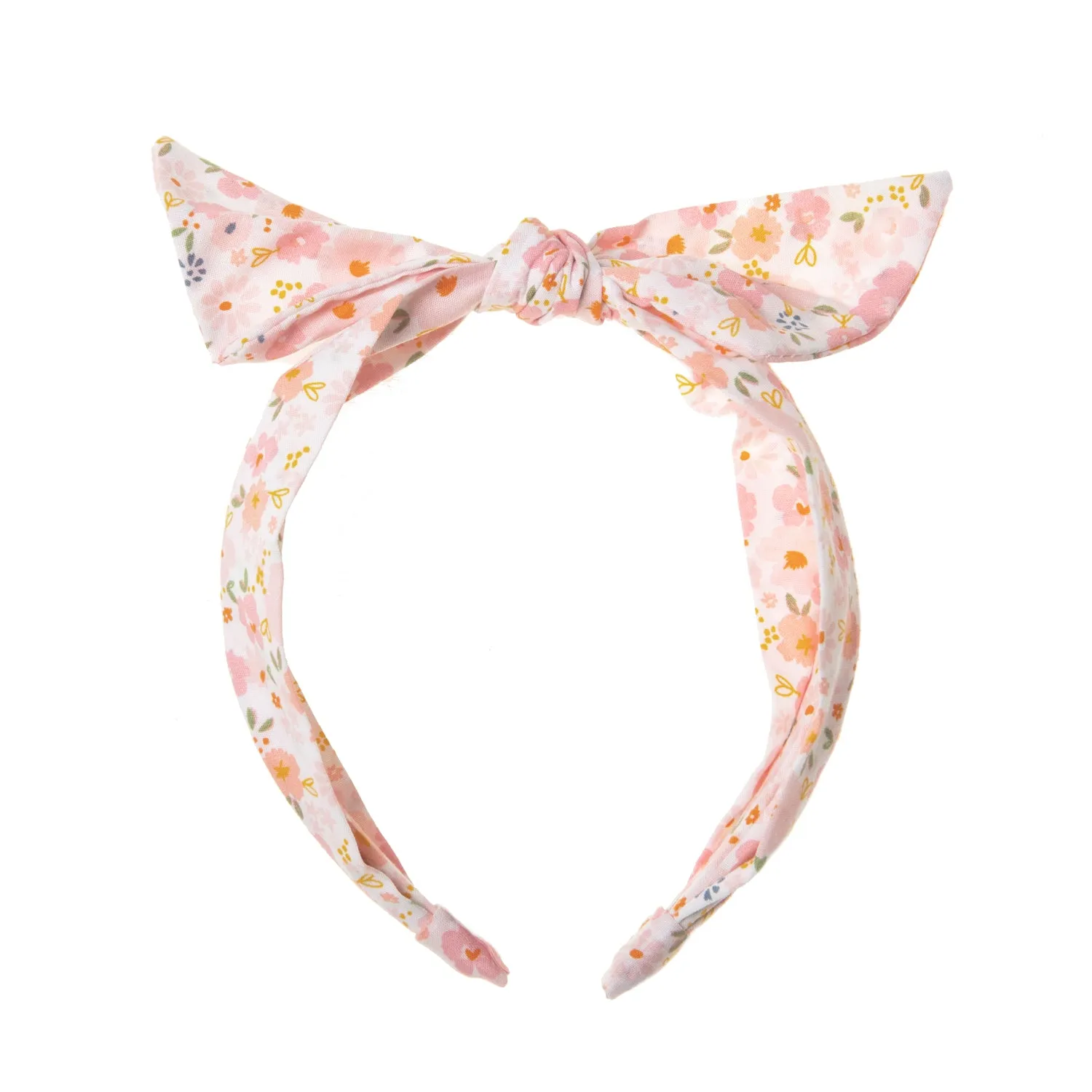 Retro Bloom Tie Hairband