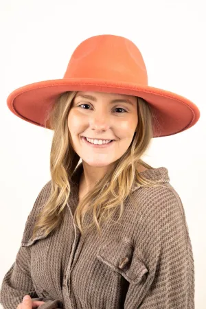 SALE! The Texanna Orange Felt Hat