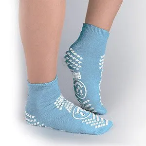 Slipper Socks, Youth, Light Blue