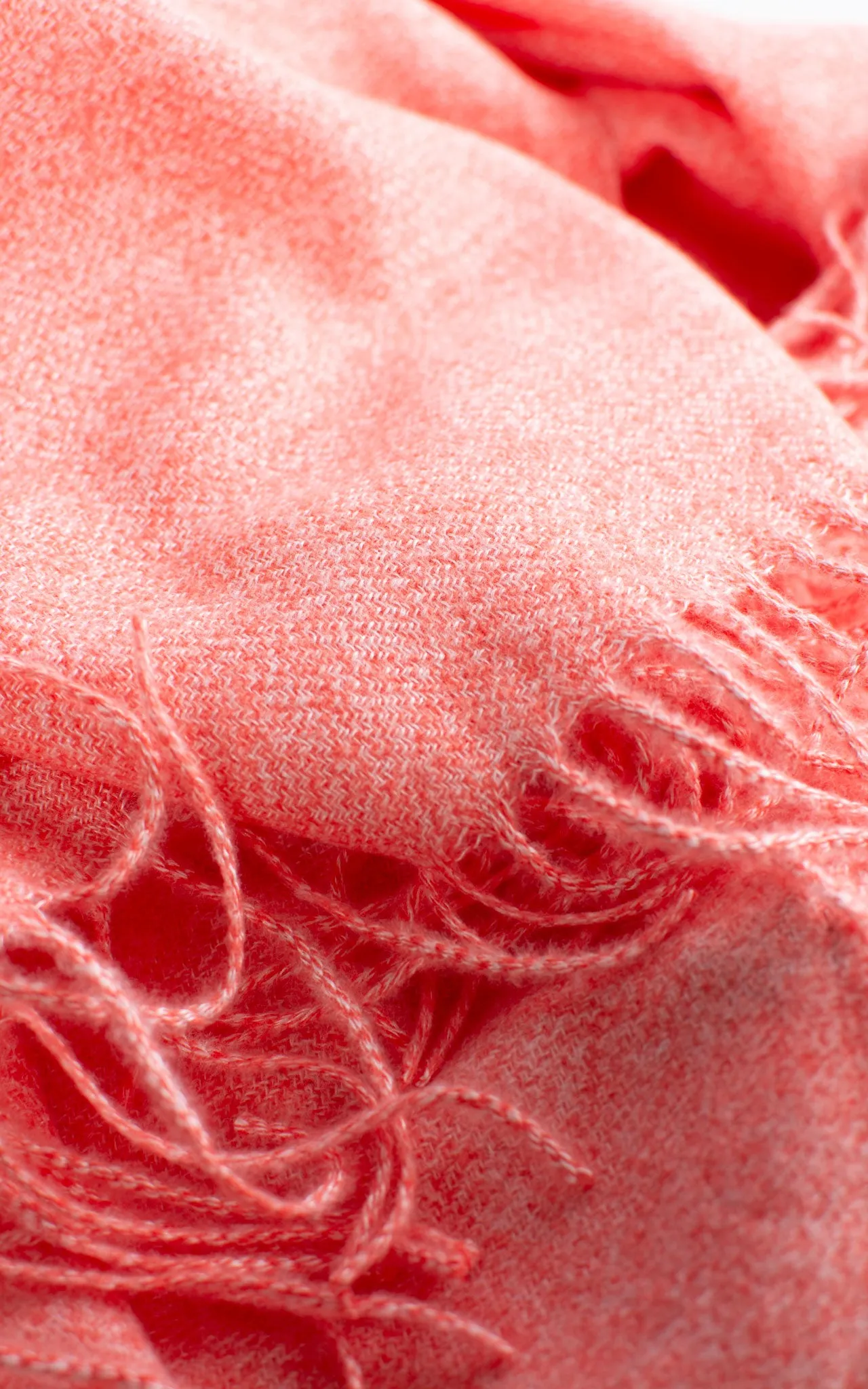 Soft Knit Scarf | Coral