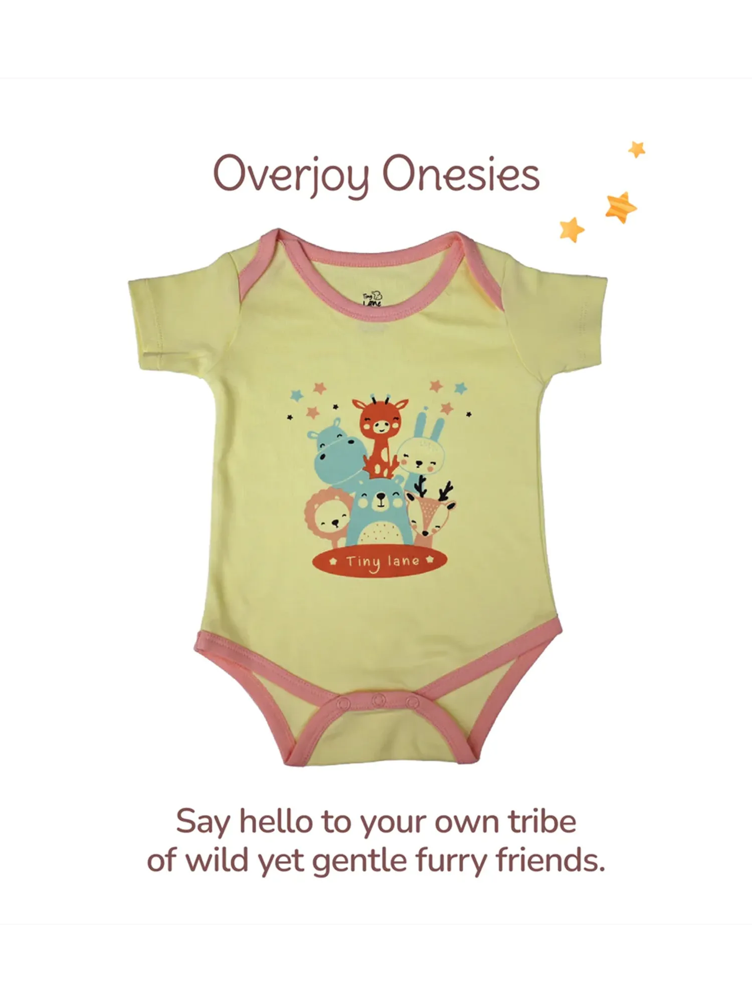 Tiny Lane Baby Onesies   Cap Booties Miten - Jolly Ride Onesies   Dino Cap | Booties | Mittens