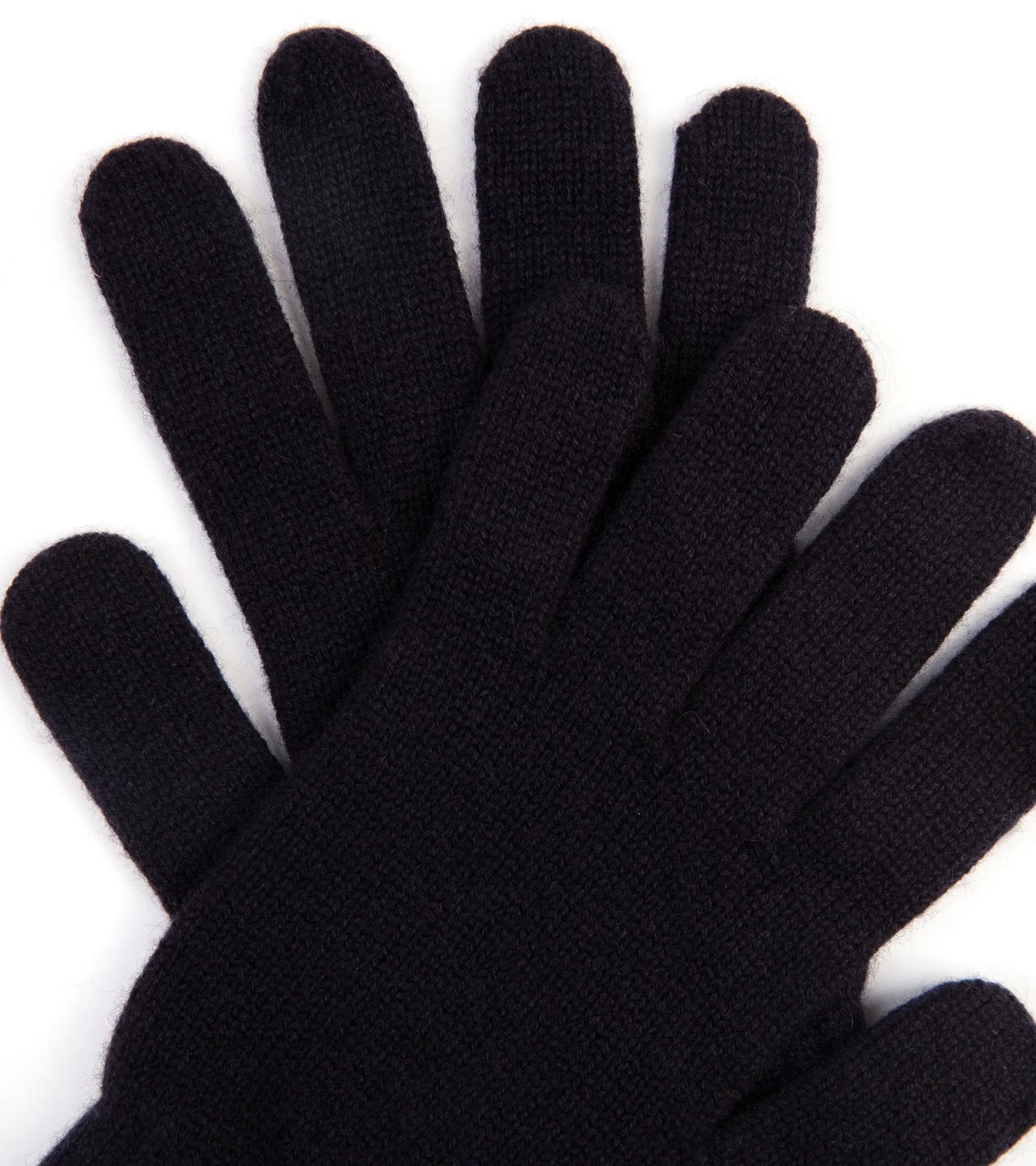 Trunk Cashmere Knitted Gloves: Navy