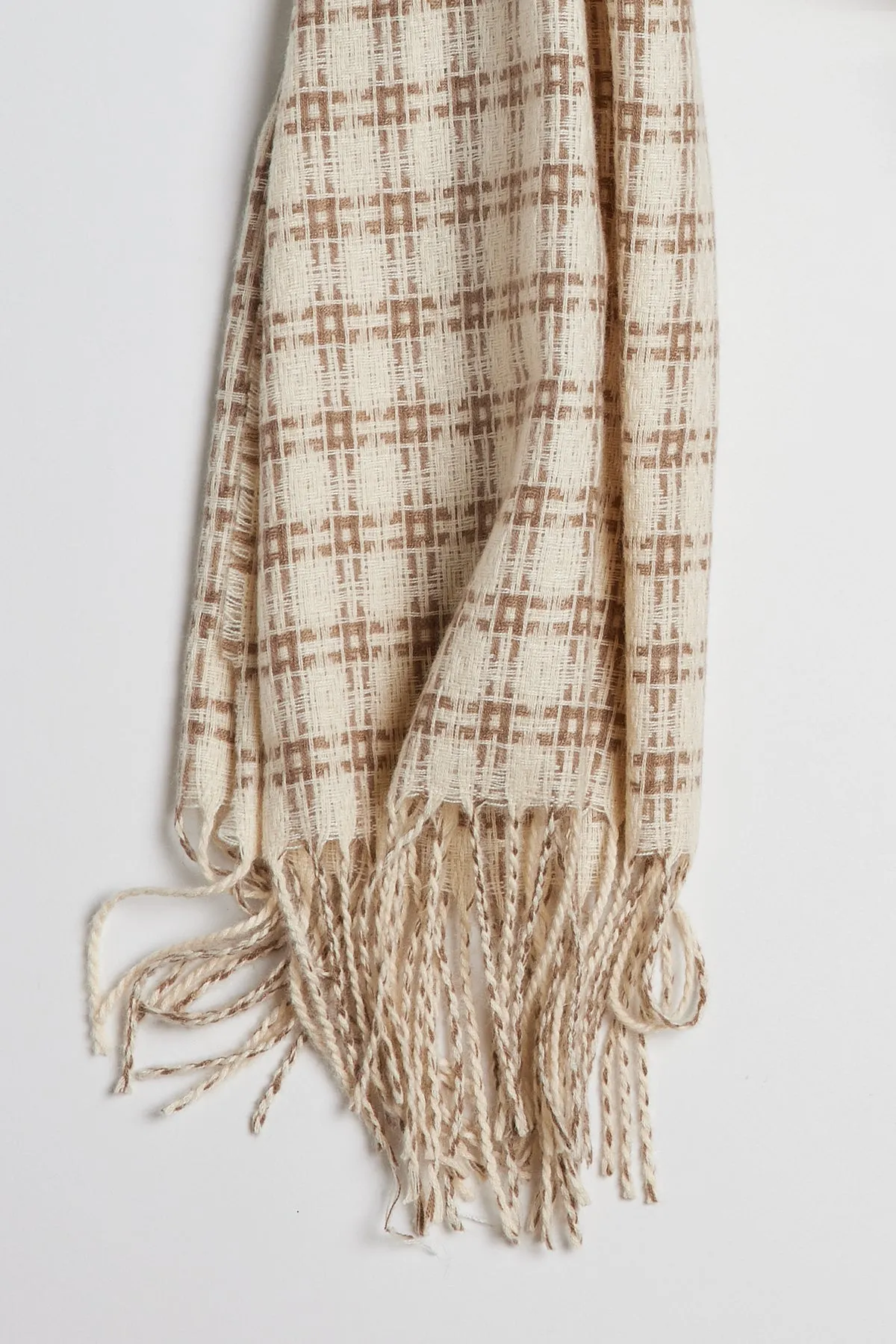 TWIN CHECK SCARF