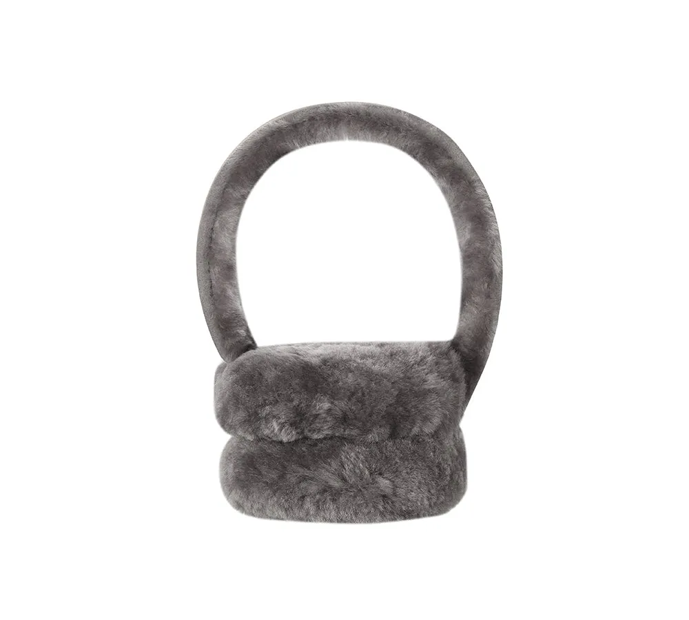 UGG Earmuff Adjustable Sheepskin Wool Connie Earmuff