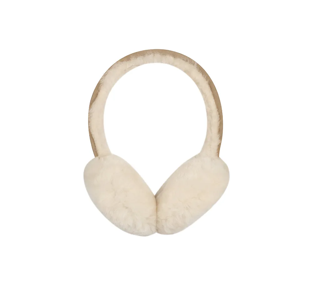 UGG Earmuff Adjustable Sheepskin Wool Connie Earmuff