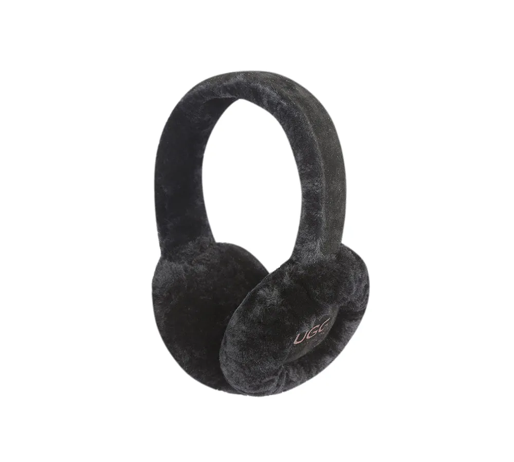 UGG Earmuff Adjustable Sheepskin Wool Connie Earmuff