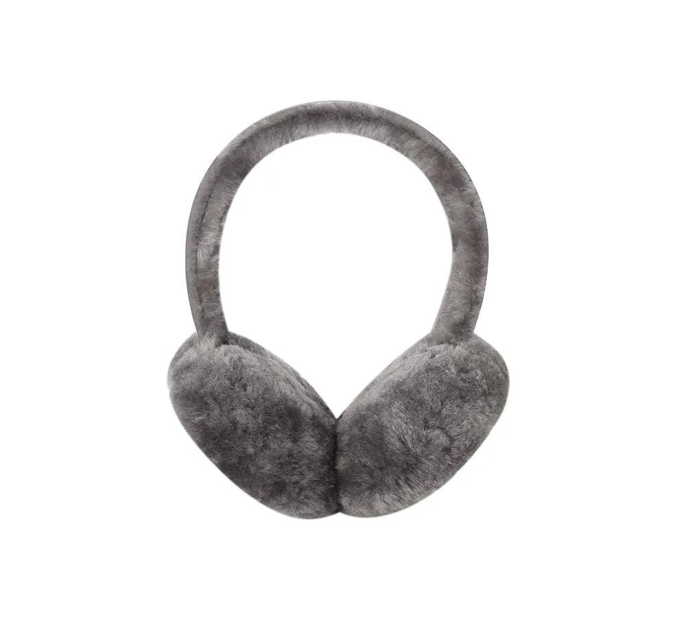 UGG Earmuff Adjustable Sheepskin Wool Connie Earmuff