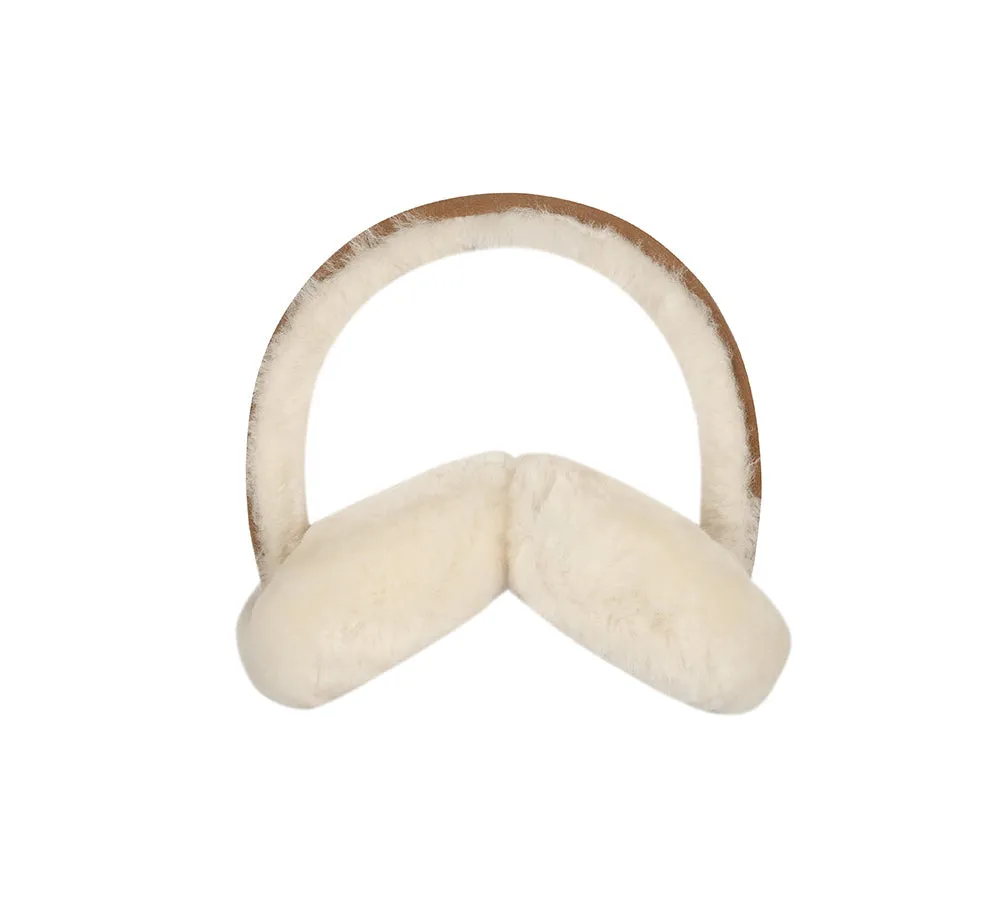 UGG Earmuff Adjustable Sheepskin Wool Connie Earmuff