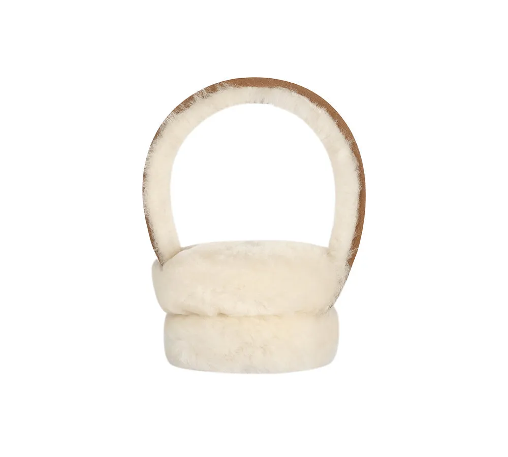 UGG Earmuff Adjustable Sheepskin Wool Connie Earmuff