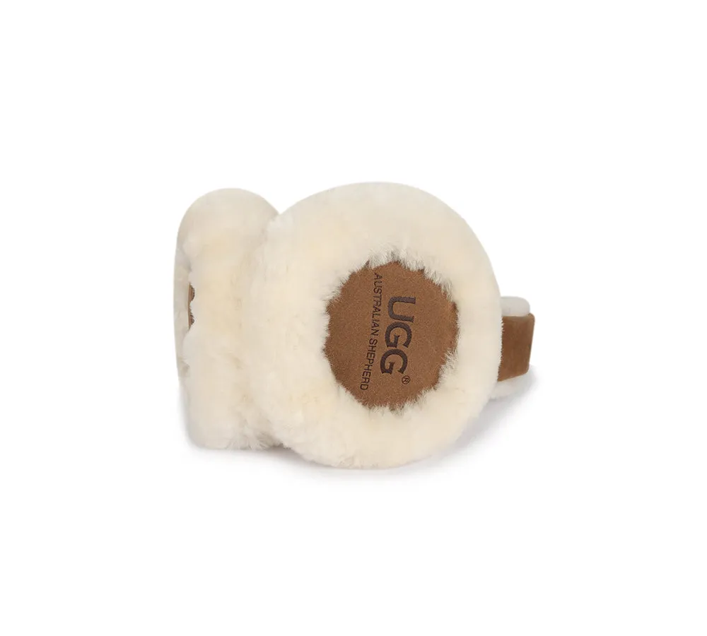 UGG Earmuff Adjustable Sheepskin Wool Connie Earmuff