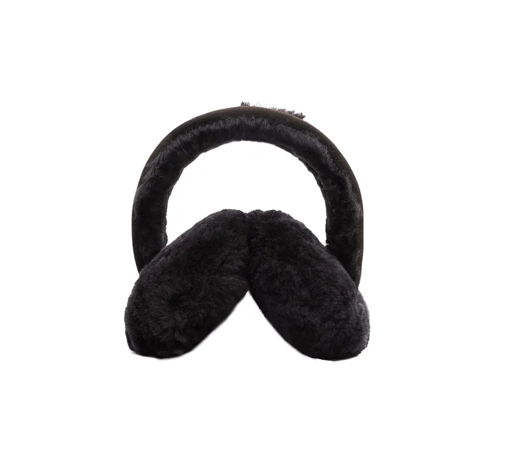 UGG Earmuff Adjustable Sheepskin Wool Connie Earmuff