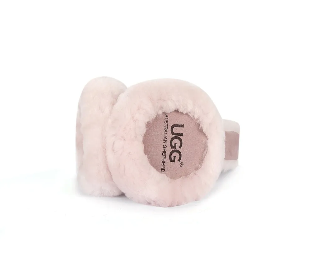 UGG Earmuff Adjustable Sheepskin Wool Connie Earmuff