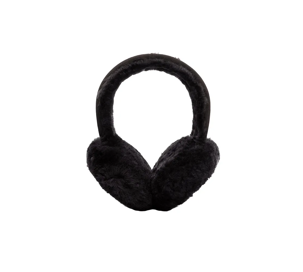 UGG Earmuff Adjustable Sheepskin Wool Connie Earmuff