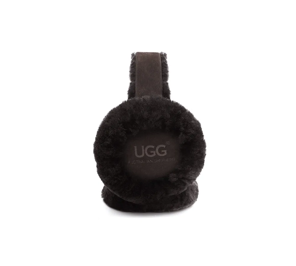 UGG Earmuff Adjustable Sheepskin Wool Connie Earmuff