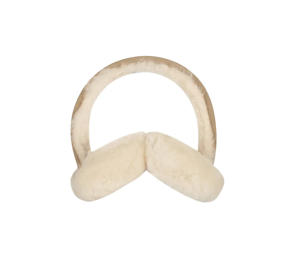 UGG Earmuff Adjustable Sheepskin Wool Connie Earmuff