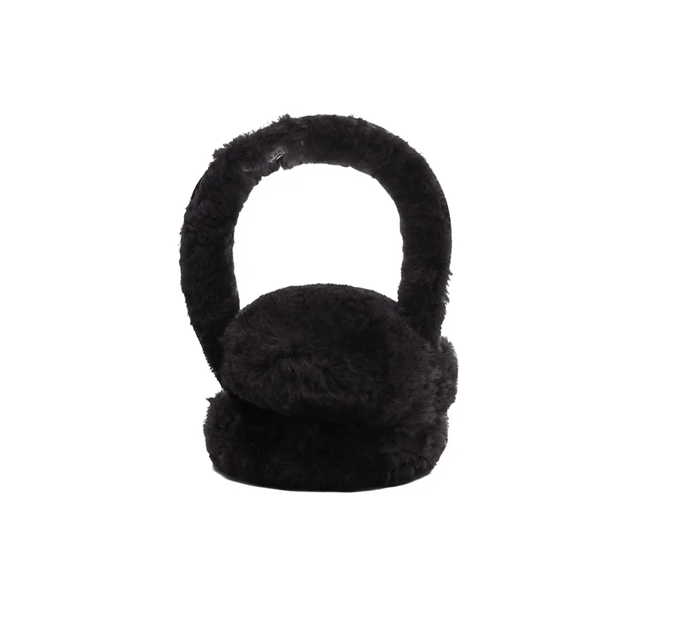 UGG Earmuff Adjustable Sheepskin Wool Connie Earmuff